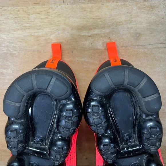 Nike Air VaporMax Flyknit 3 Womens Sz 7 (5.5Y) Shoes Sneakers Crimson Black - Picture 11 of 15